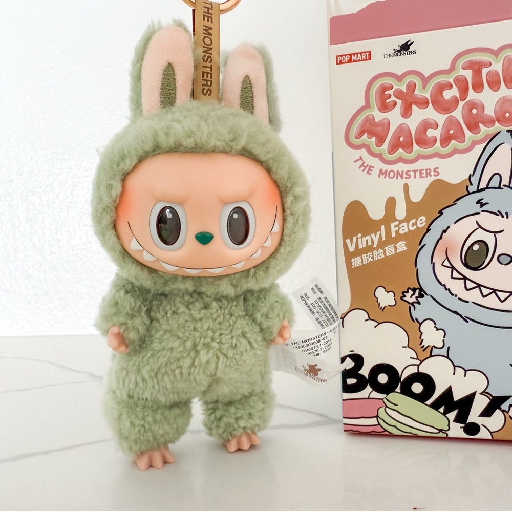 🚫SOLD🚫 Pop Mart The Monsters Labubu Exciting Macaron Pendant Blind Box Green